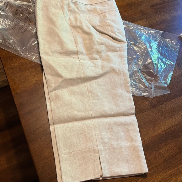 NWT JCrew Kate capri pant in stretch linen blend size 6 - Picture 5 of 7